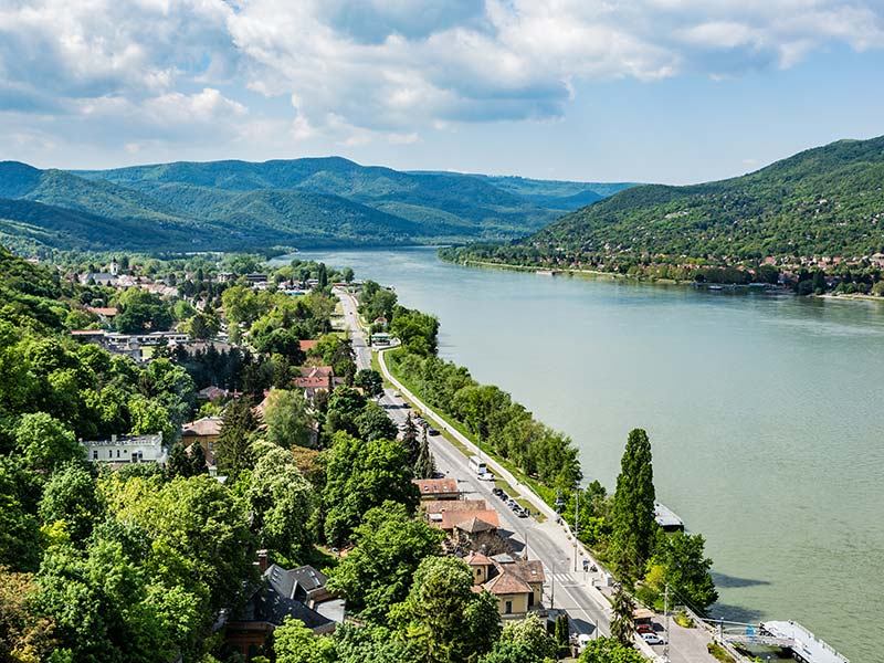 Visegrád dunai panoráma